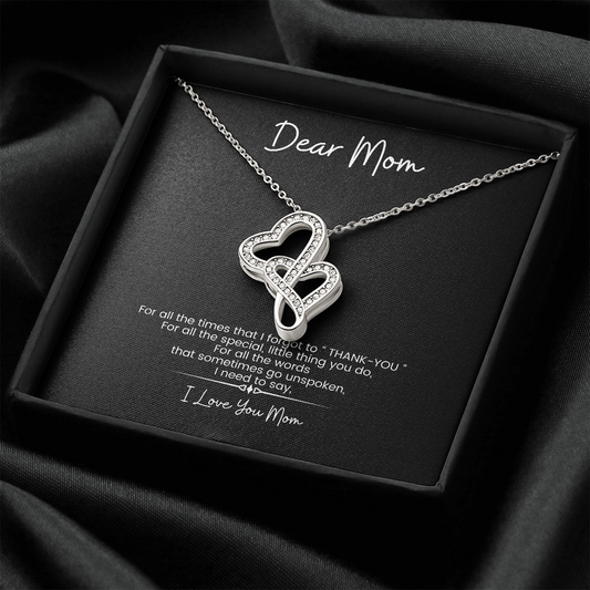 Pendant Necklace, Gifts for Mom, Mother's Day Gifts, Birthday Gifts for Mom, Gift from Son, Gift From Daughter, I Love You Mom Forever,  Gift for Mom