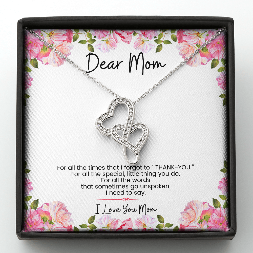 Pendant Necklace, Gifts for Mom, Mother's Day Gifts, Birthday Gifts for Mom, Gift from Son, Gift From Daughter, Gift for Mom, I Love You Forever Mom