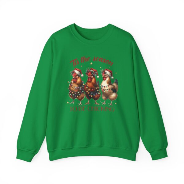 Tis The Season To Be Chicking Heavy Blend™ Crewneck Sweatshirt, Christmas Gift