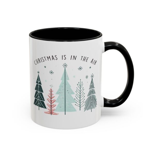 Christmas is In The Air, Boho Christmas Accent Coffee Mug (11, 15oz), Gift For Coffee Lovers