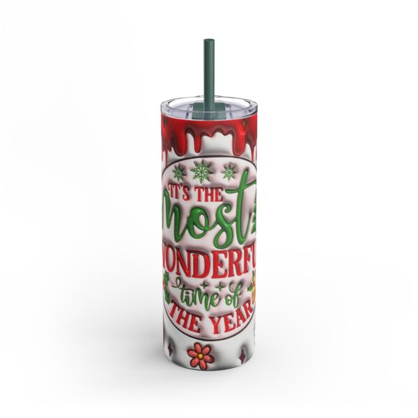 It's The Most Wonderful Time of The Year Skinny Tumbler, 20oz