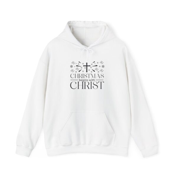 Christmas Begins With Christ Heavy Blend™ Hooded Sweatshirt