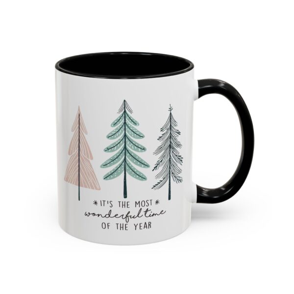 It's The Most Wonderful Time of The Year, Boho Christmas Accent Coffee Mug (11, 15oz), Gift For Coffee Lovers