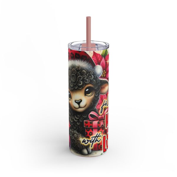 Fill Your Heart With Love Skinny Tumbler, 20oz