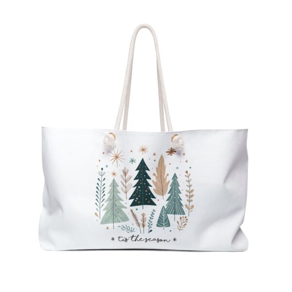 Tis The Season Boho Weekender Bag, Christmas Gift