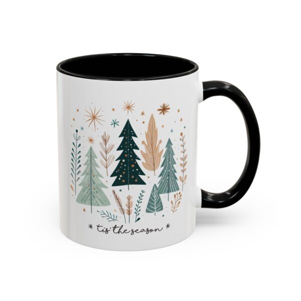 Tis' The Season Boho Christmas Accent Coffee Mug (11, 15oz), Gift For Coffee Lovers