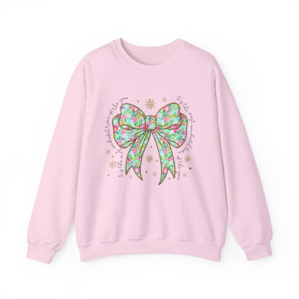 It'sThe Most Wonderful Time of The Year Coquette Heavy Blend™ Crewneck Sweatshirt, Christmas Gift,