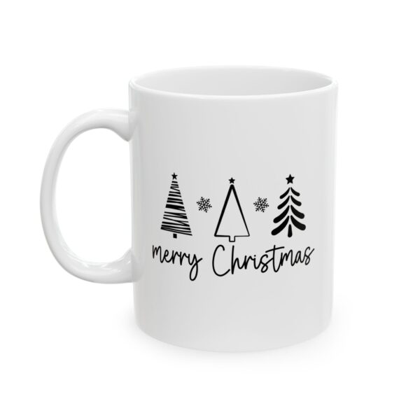 Merry Christmas Ceramic Mug, (11oz, 15oz), Christian Gift, Coffee Mug