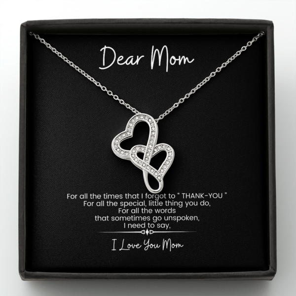 Pendant Necklace, Gifts for Mom, Mother's Day Gifts, Birthday Gifts for Mom, Gift from Son, Gift From Daughter, I Love You Mom Forever,  Gift for Mom